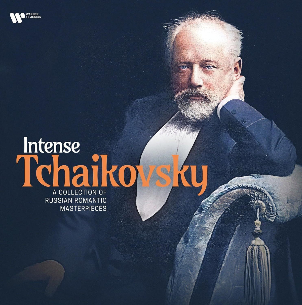 Vinyl record cover featuring a portrait of composer Pyotr Ilyich Tchaikovsky.