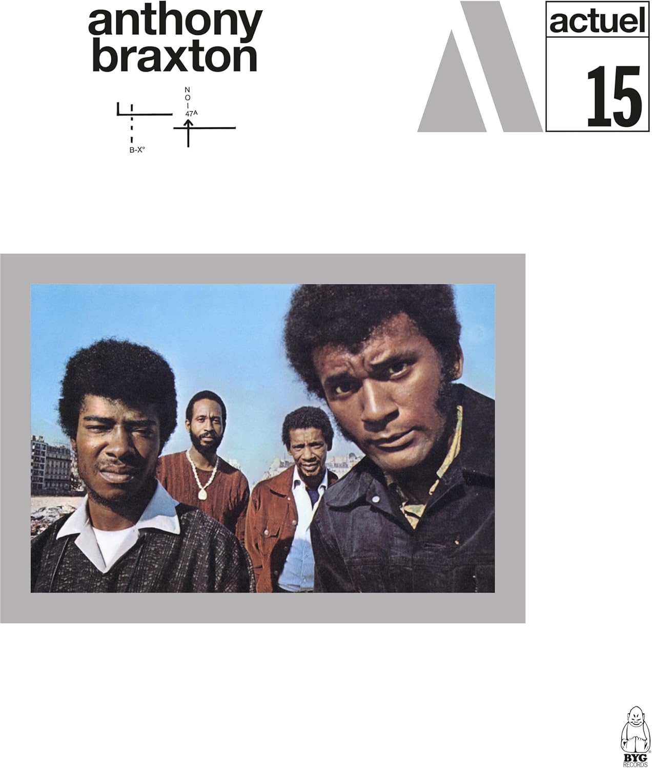 CD case for Anthony Braxton's "Bx-0 No-47A," likely with abstract cover art.