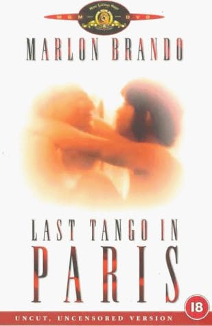 Back cover of the Last Tango in Paris DVD featuring text, credits, and specifications.