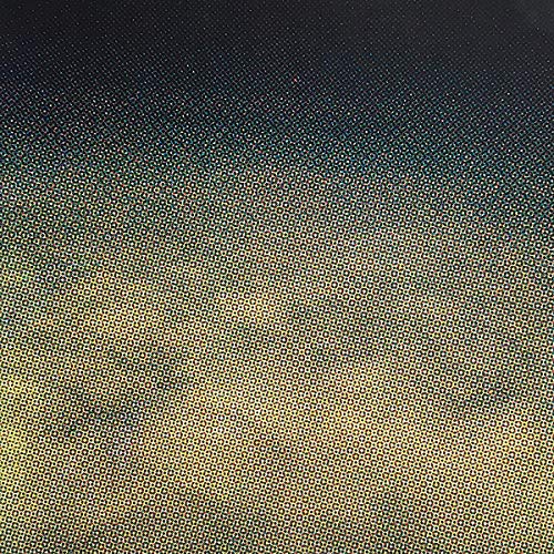 Dotted gradient from yellow to dark blue, resembling a starry sky.