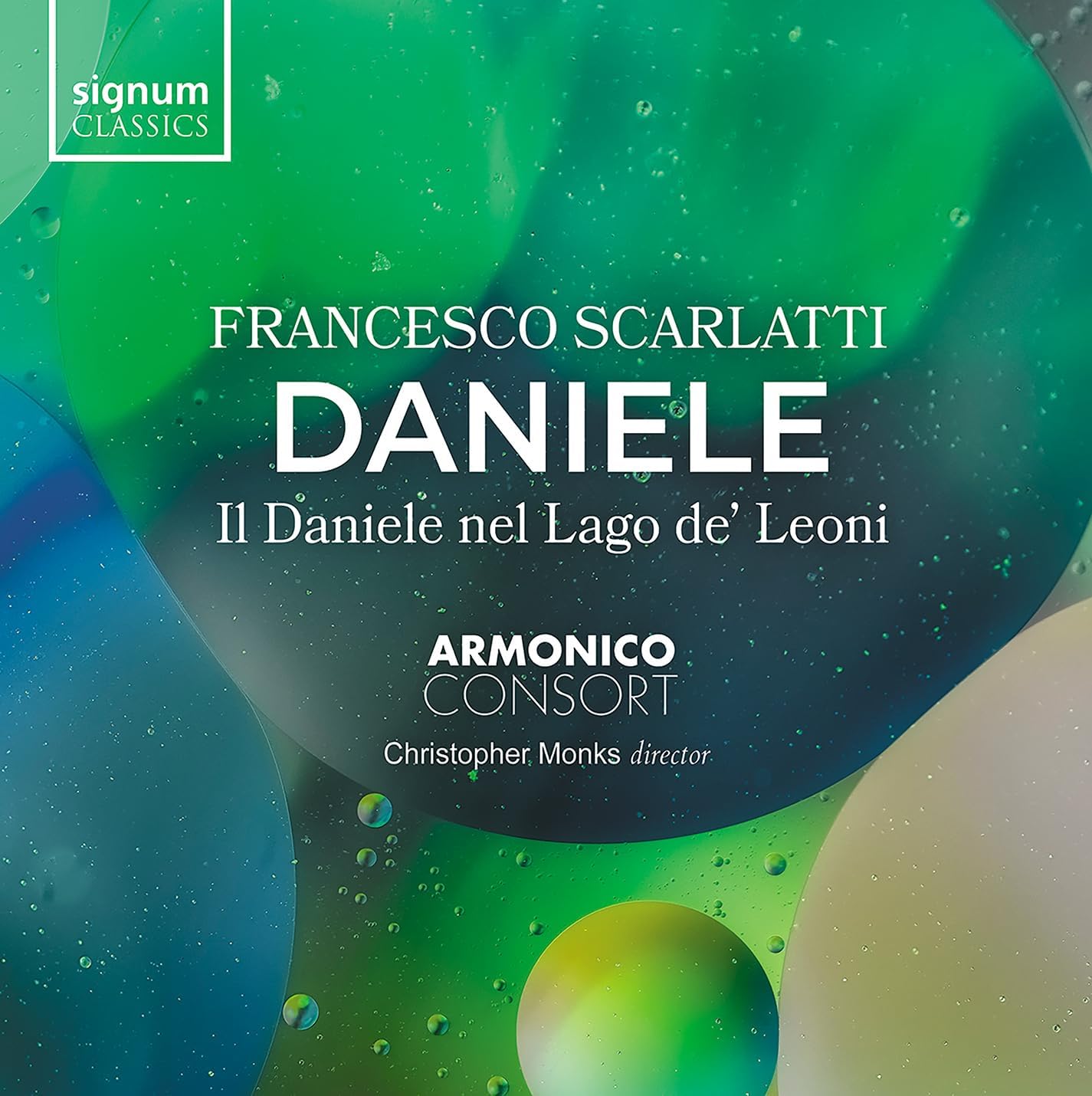 CD cover for āDanieleā by Scarlatti, performed by Armonico Consort.