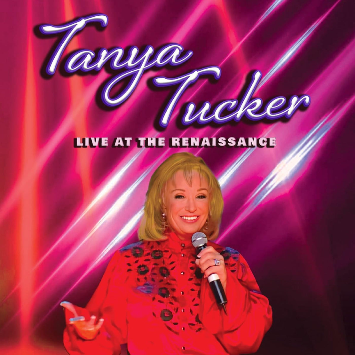 Tanya Tucker portrait on Blu-ray cover with pink and purple lighting.