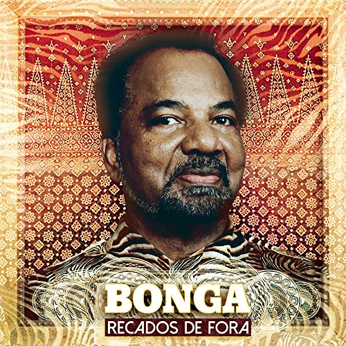 CD cover featuring a portrait of Bonga with patterned background.