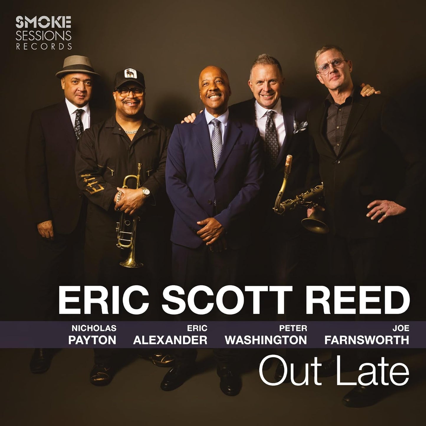 CD case for Eric Scott Reed's "Out Late" album, barcode visible.