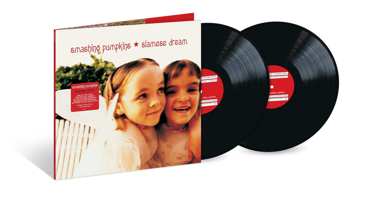 Smashing Pumpkins’ “Siamese Dream” vinyl record, open with record inside.