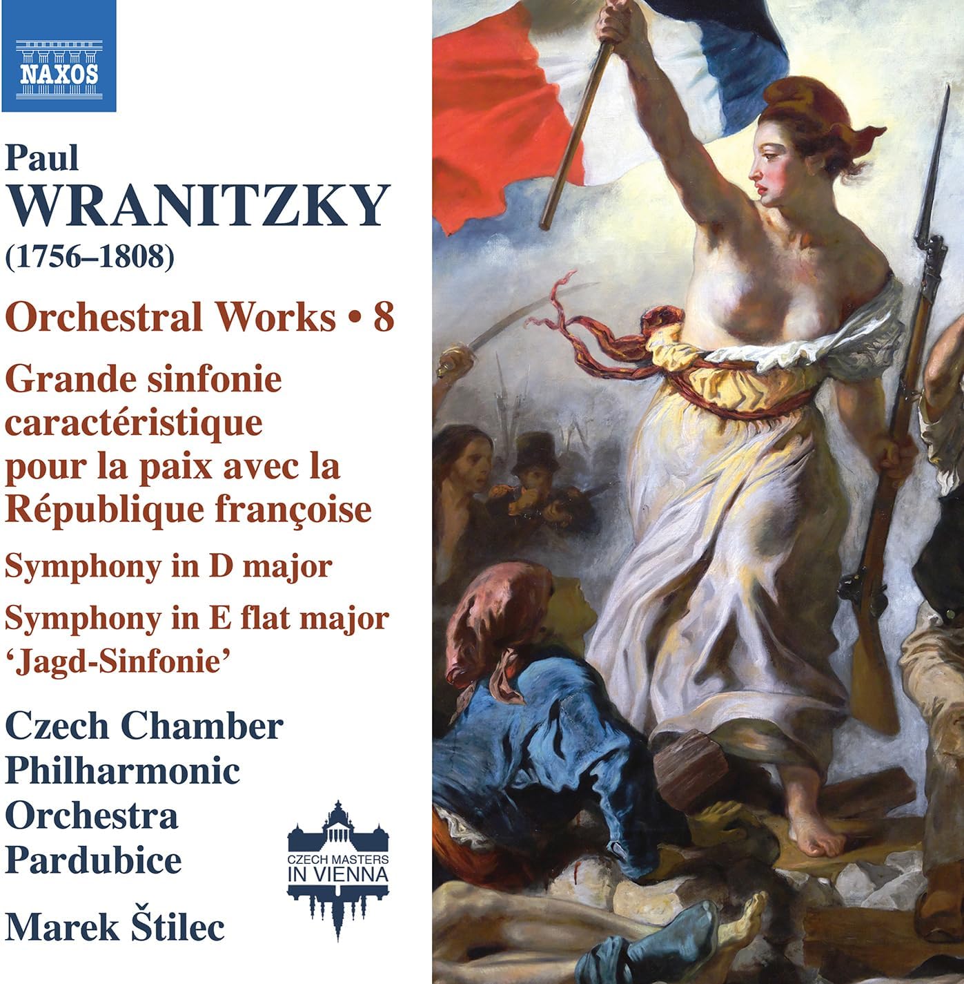 CD cover for orchestral works by Paul Wranitzky, featuring a painting.