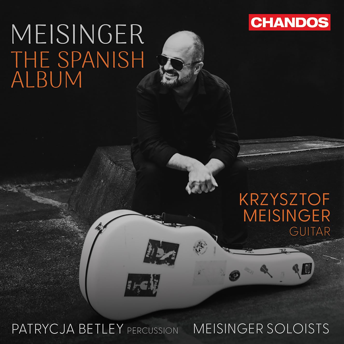 CD cover featuring guitarist Krzysztof Meisinger with his guitar.