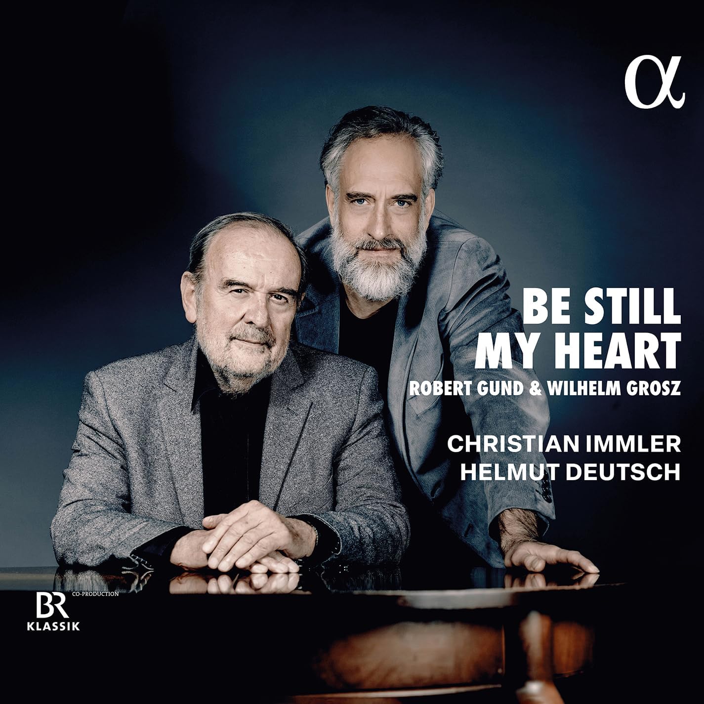 CD cover featuring portrait of Robert Gund with album title "Be Still My Heart".