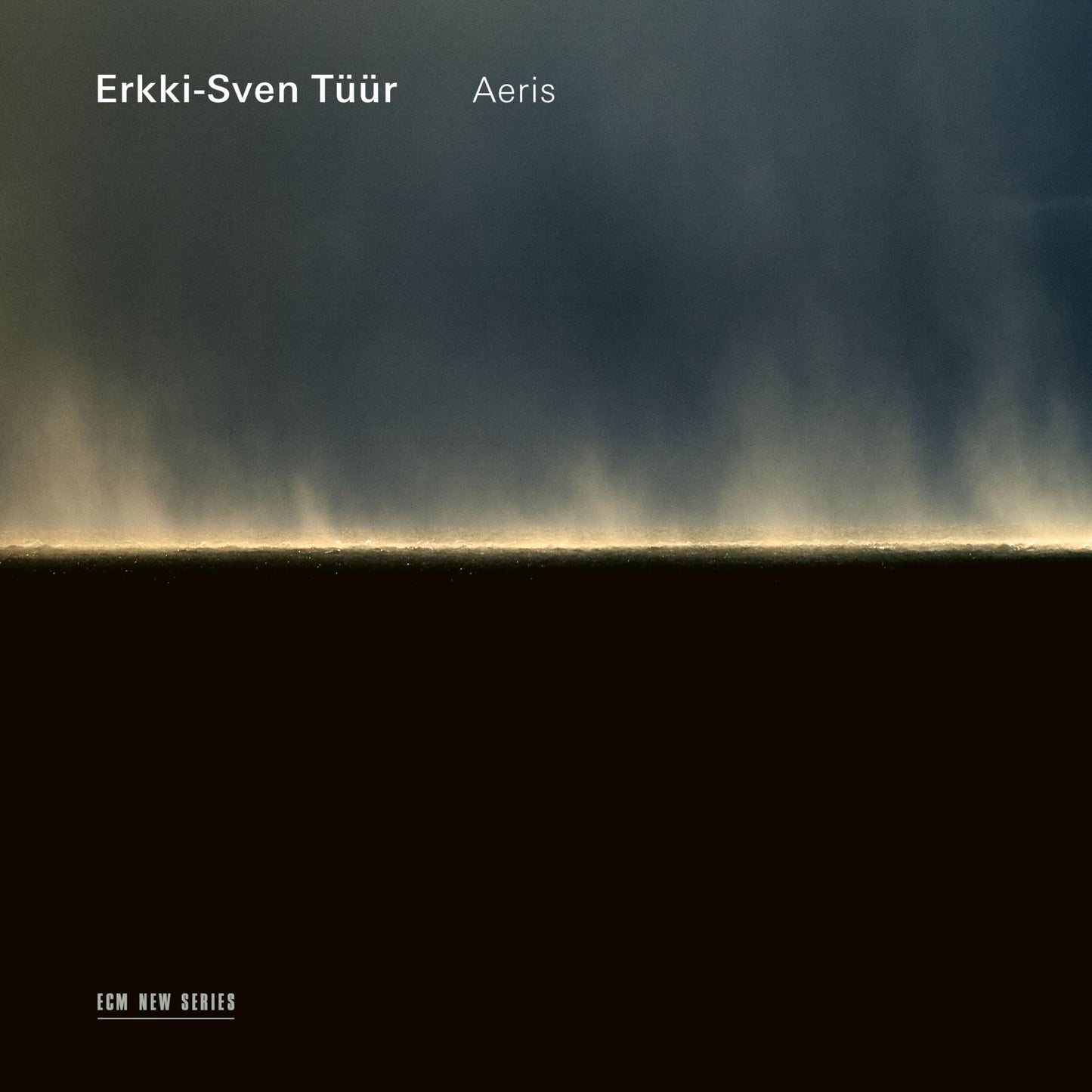 CD cover for Erkki-Sven Tüür’s “Aeris” featuring a dark, stormy seascape.