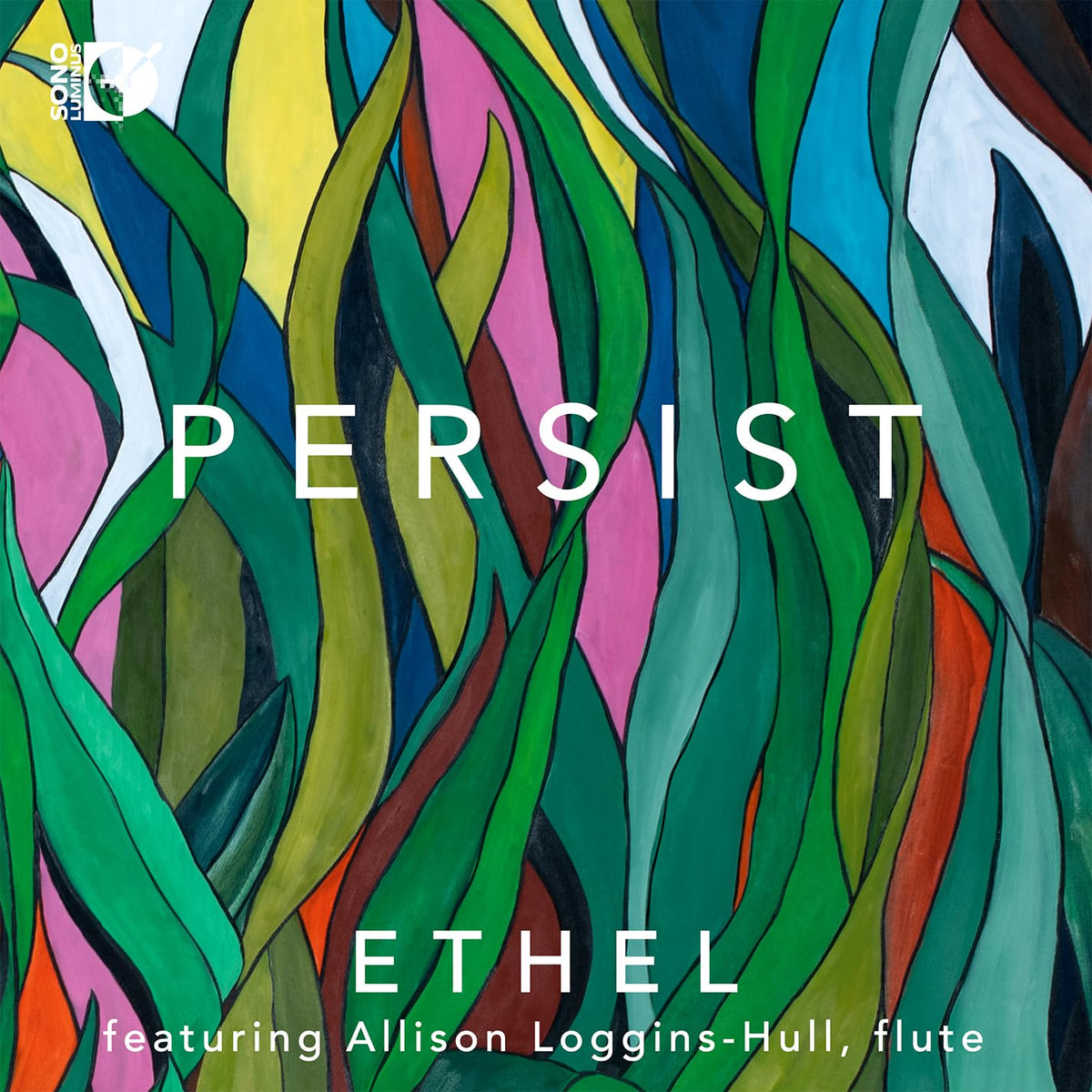 CD cover for "Persist" by Ethel featuring Allison Loggins-Hull, flute.
