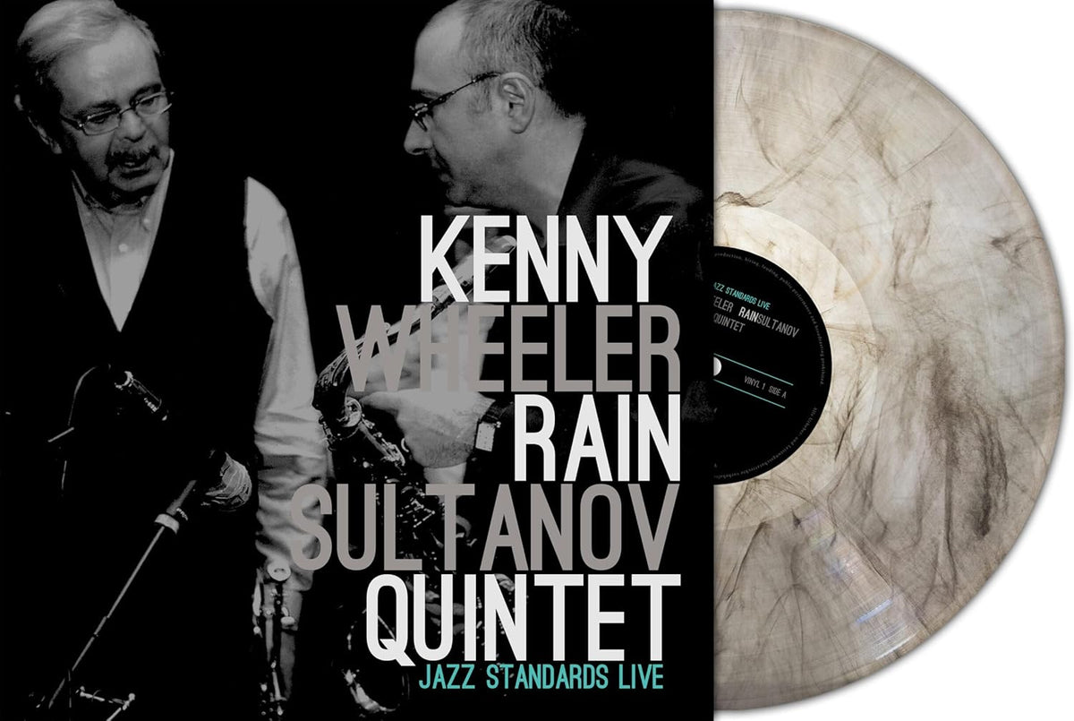Clear marble vinyl record featuring Kenny Wheeler and Rain Sultanov.