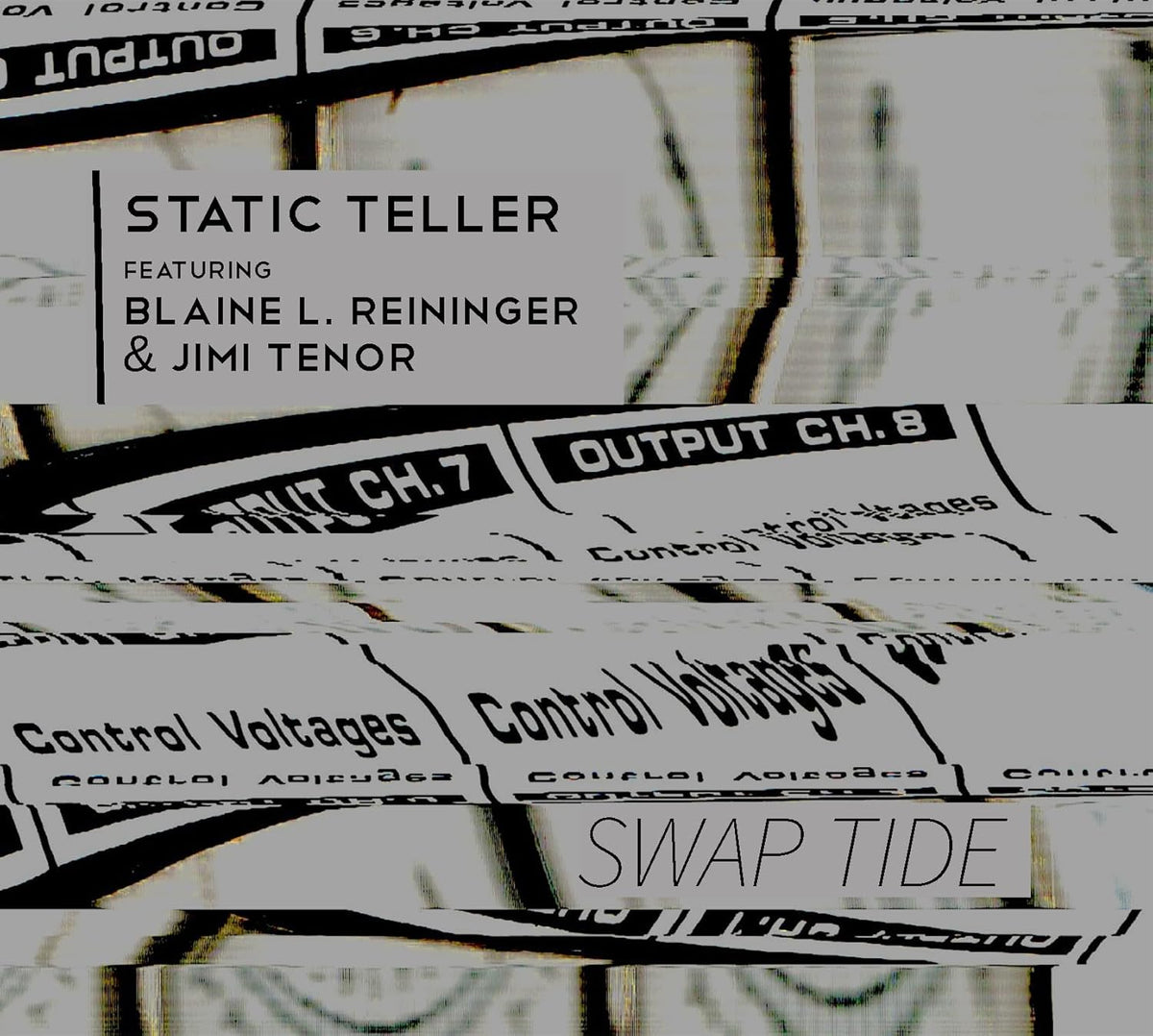 CD cover for "Swap Tide" by Static Teller featuring Blaine L. Reiniger.