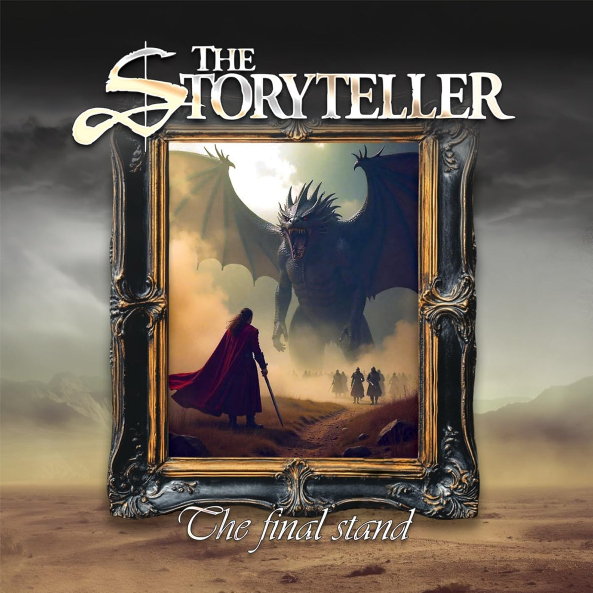 Vinyl record of “The Storyteller - The Final Stand” with barcode visible.