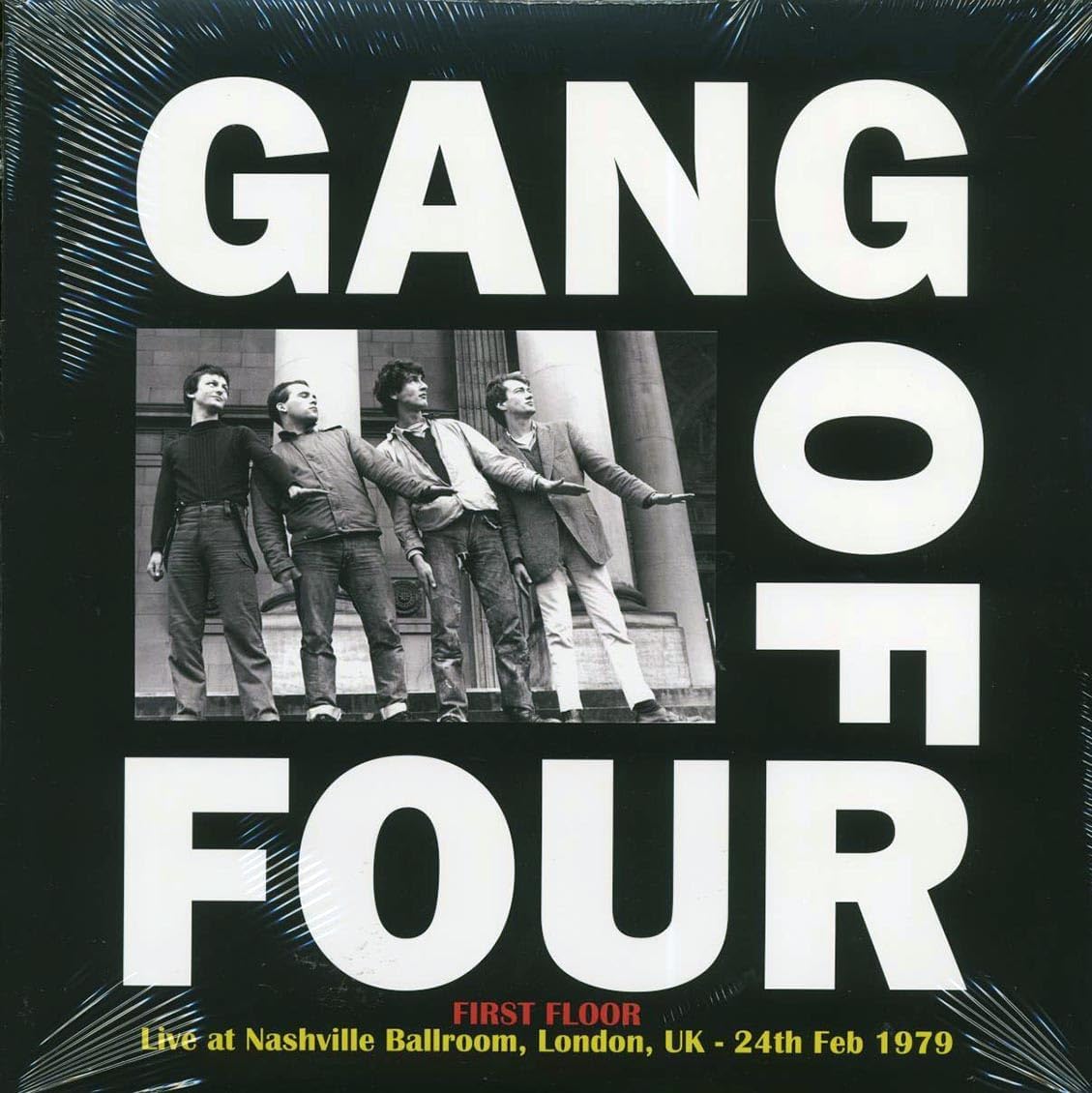 Gang of Four album cover: black and white photo of the band.