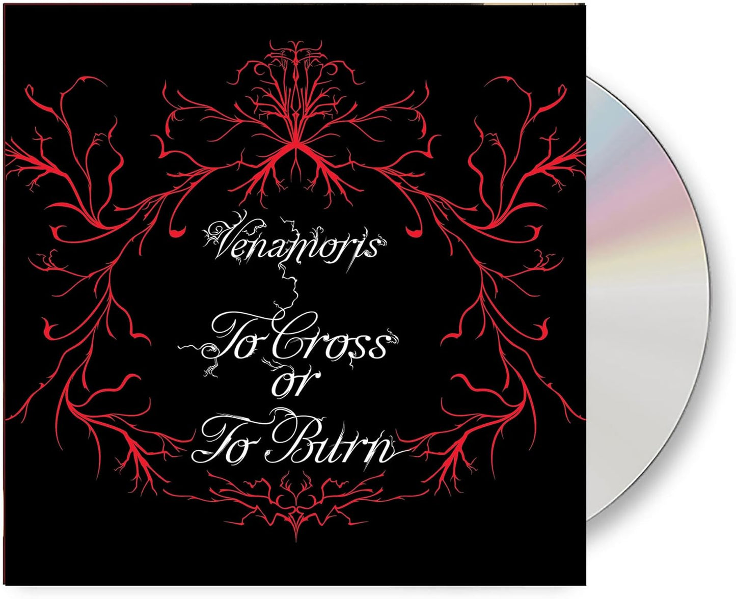 Black CD cover with white, branching tree and album title text.
