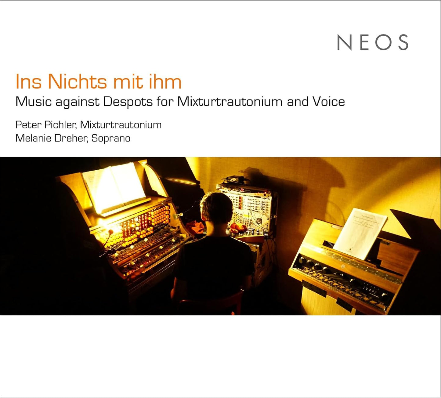 CD case featuring artists Peter Pichler and Melanie Dreher, album "Ins Nichts Mit Ihm".