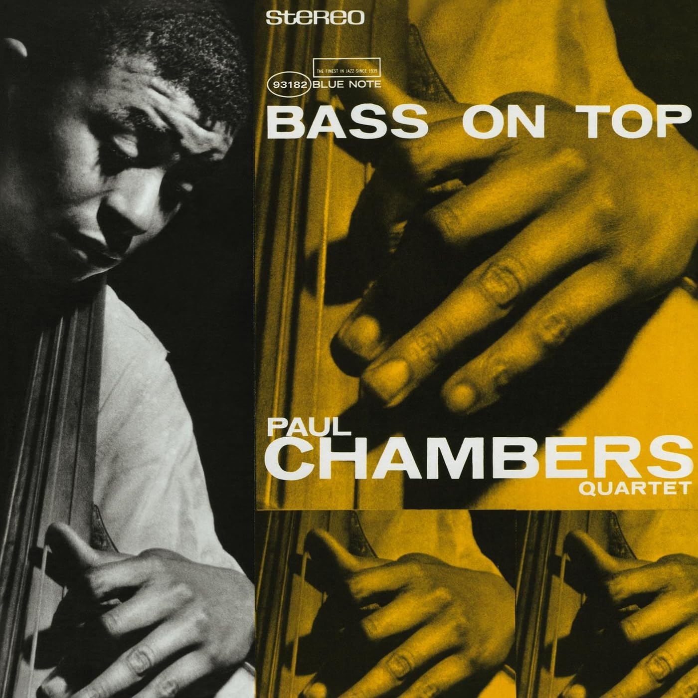 CD album cover featuring a black and white portrait of bassist Paul Chambers.
