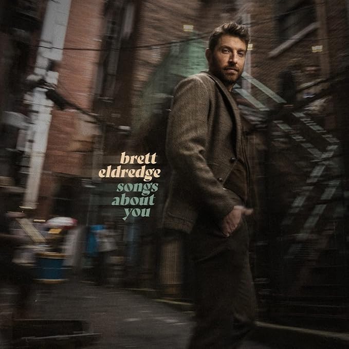 Brett Eldredge album cover, portrait of a man in a coat.