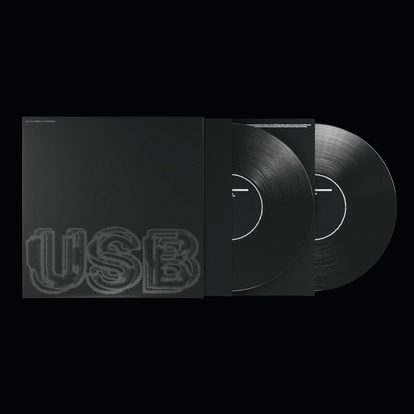 Fred again.. USB vinyl record with “USB” text on the cover.