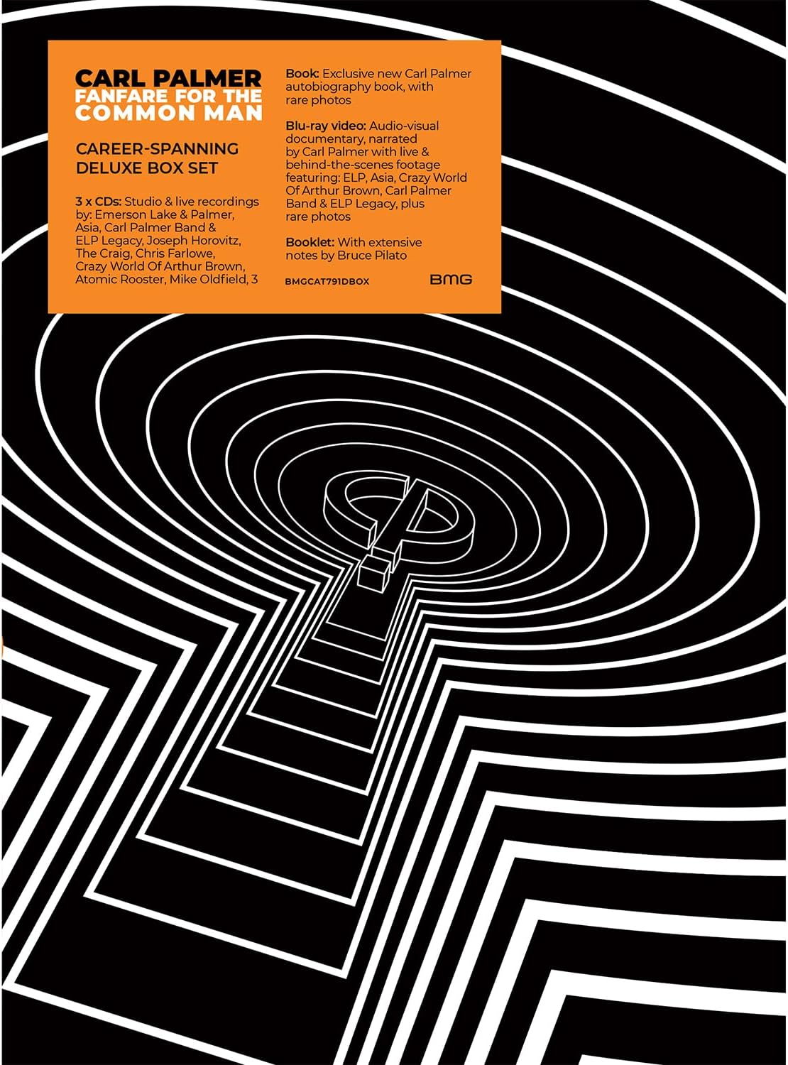 CD cover for Carl Palmer’s “Fanfare for the Common Man” box set.