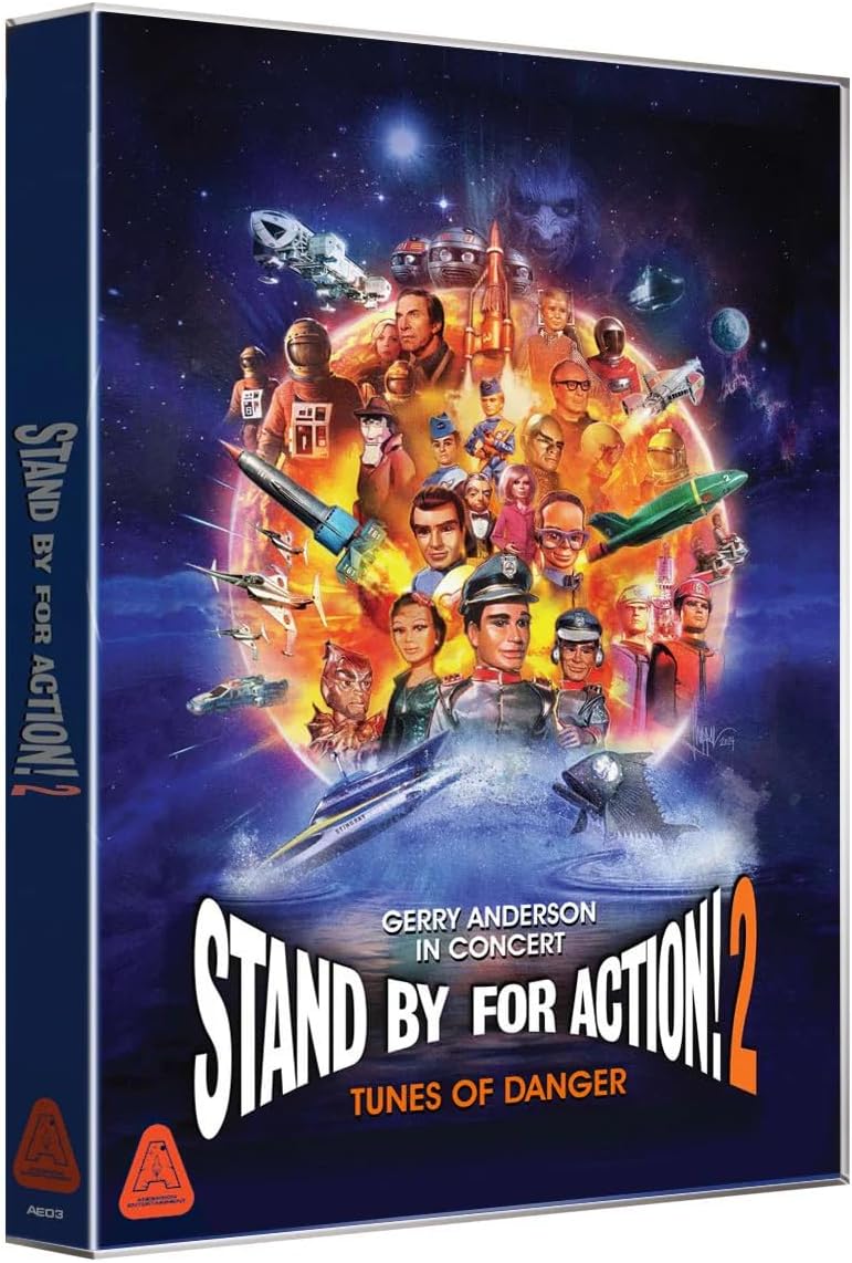 DVD cover for “Stand By For Action! 2: Tunes Of Danger” with character art.