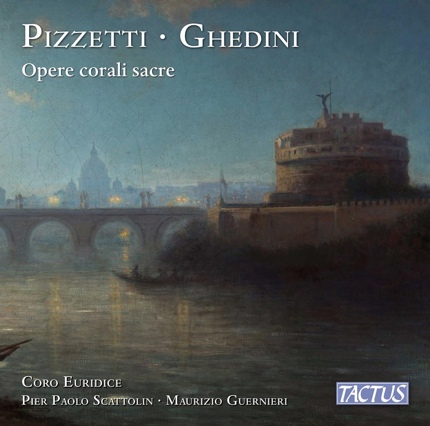 CD cover: painting of a castle with text “Pizzetti • Ghedini”.