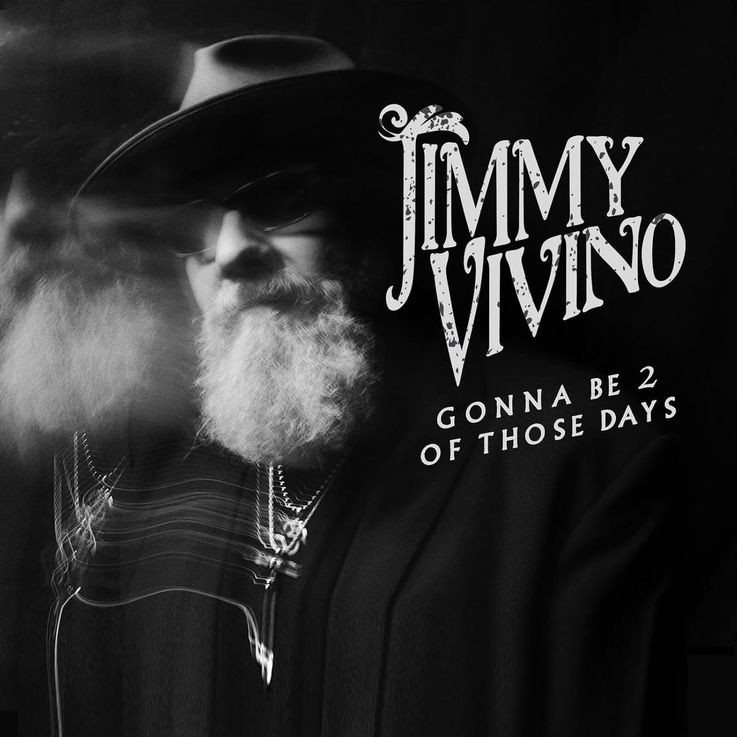 Black and white CD cover featuring Jimmy Vivino in a hat and beard.