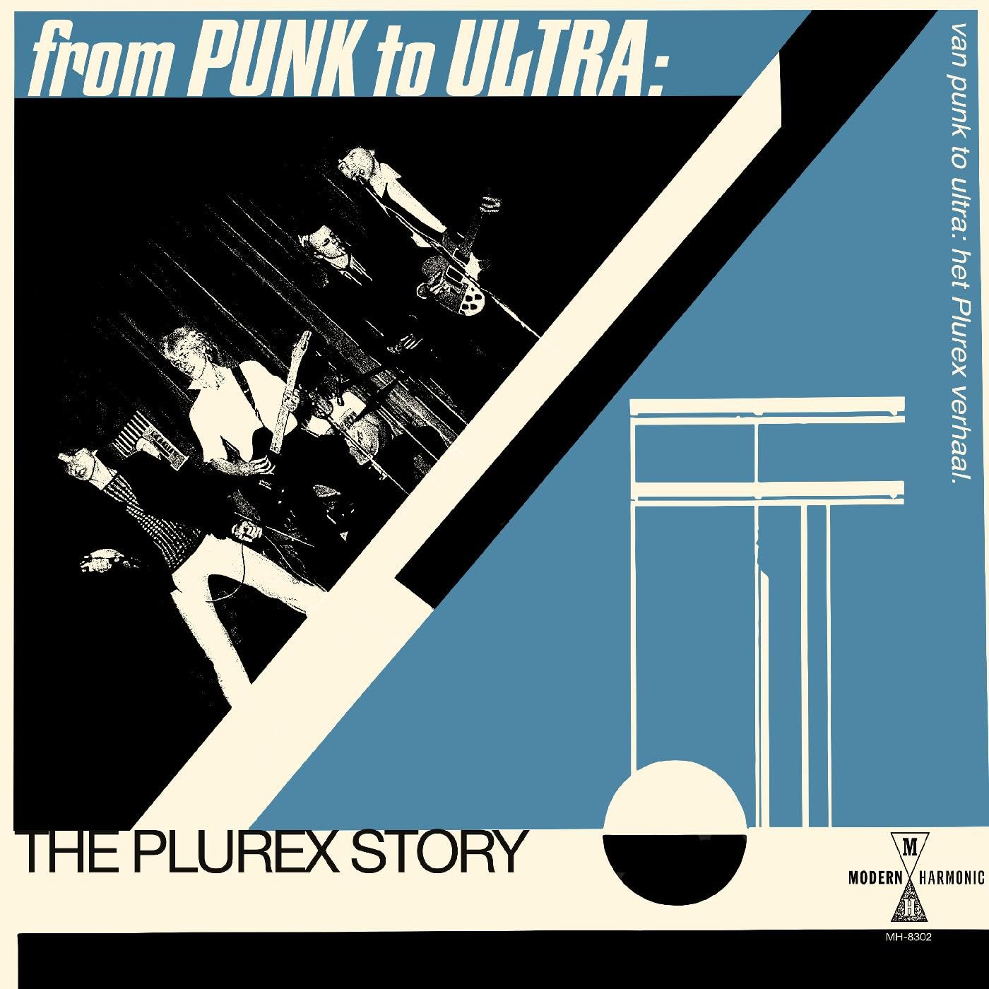 CD cover: black and blue abstract design with band performance image.
