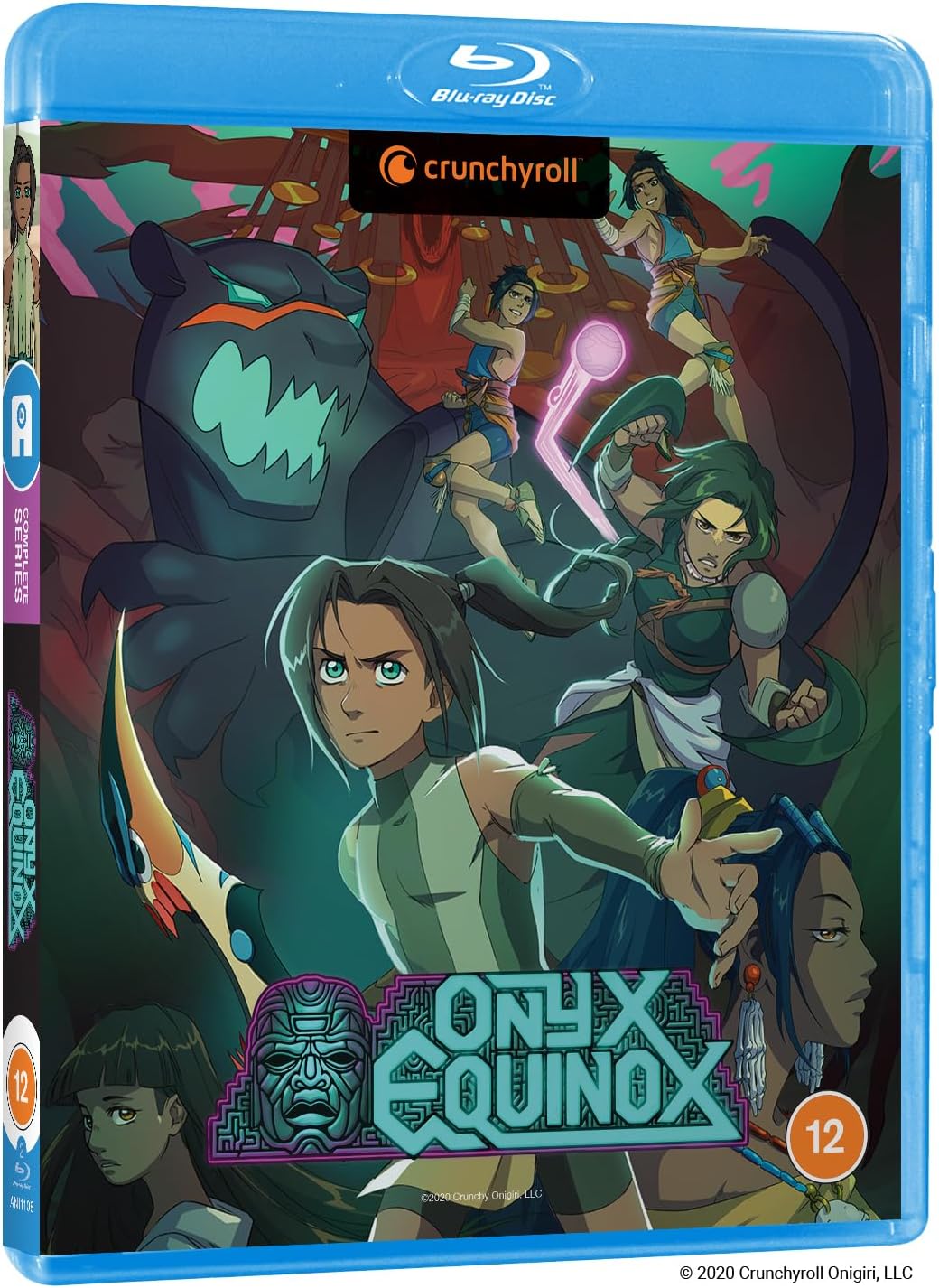 Onyx Equinox" Blu-ray cover featuring anime-style characters in a colorful scene.