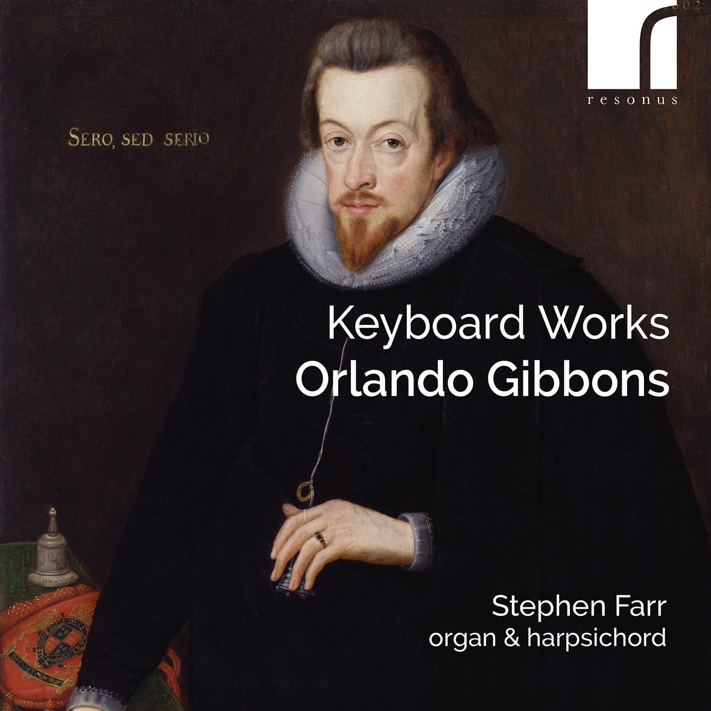 CD cover featuring a portrait of Orlando Gibbons and text details.