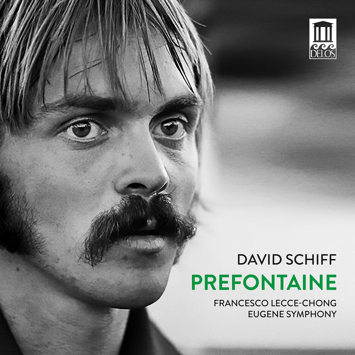Black and white portrait of David Schiff, composer of “Prefontaine.”
