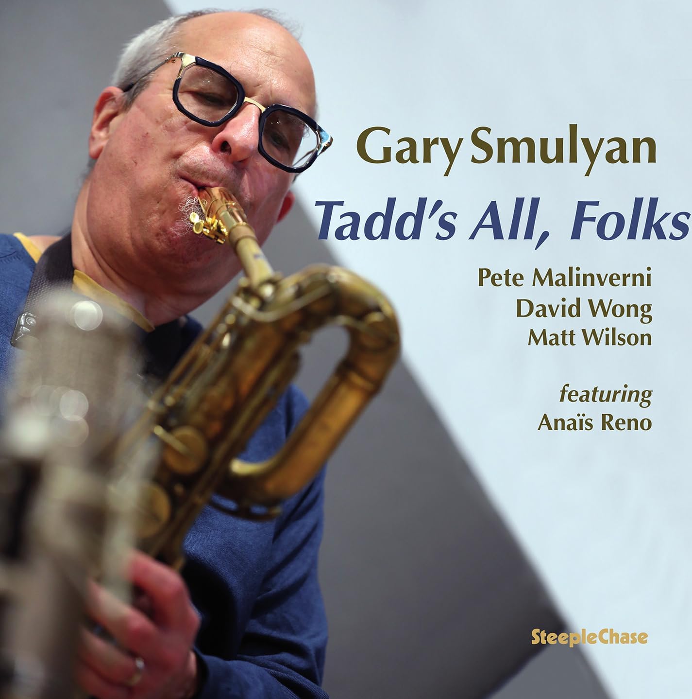 Gary Smulyan album cover featuring a saxophonist in glasses.