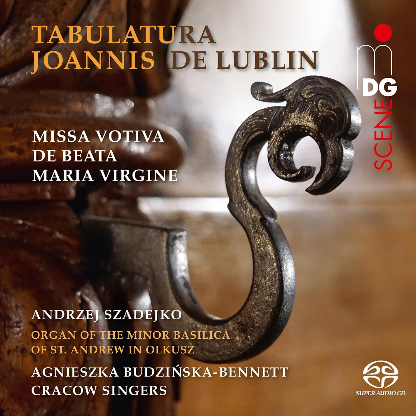 CD cover for Andrzej Szadejko’s “Trabulatura” featuring ornate organ detail.