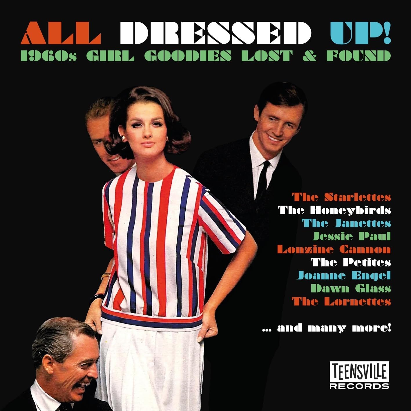 CD cover: "All Dressed Up!" with 1960s performers and bold text.