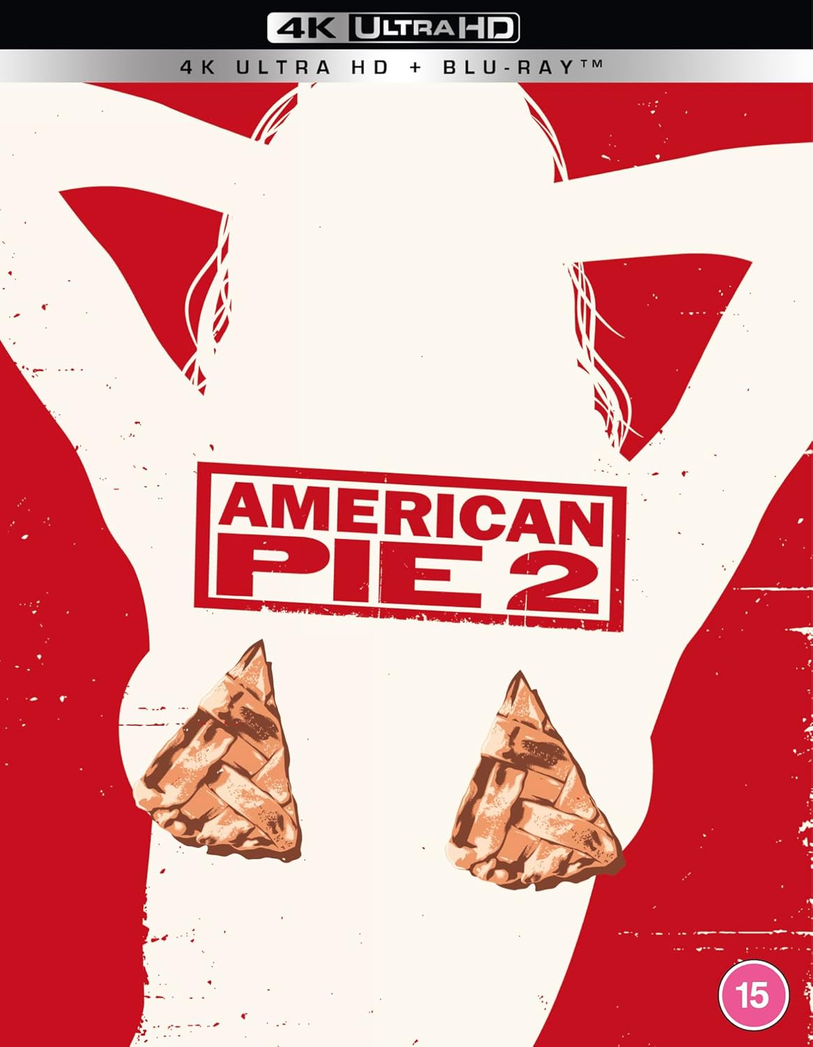 American Pie 2" UHD Blu-ray cover with red background and pie imagery.
