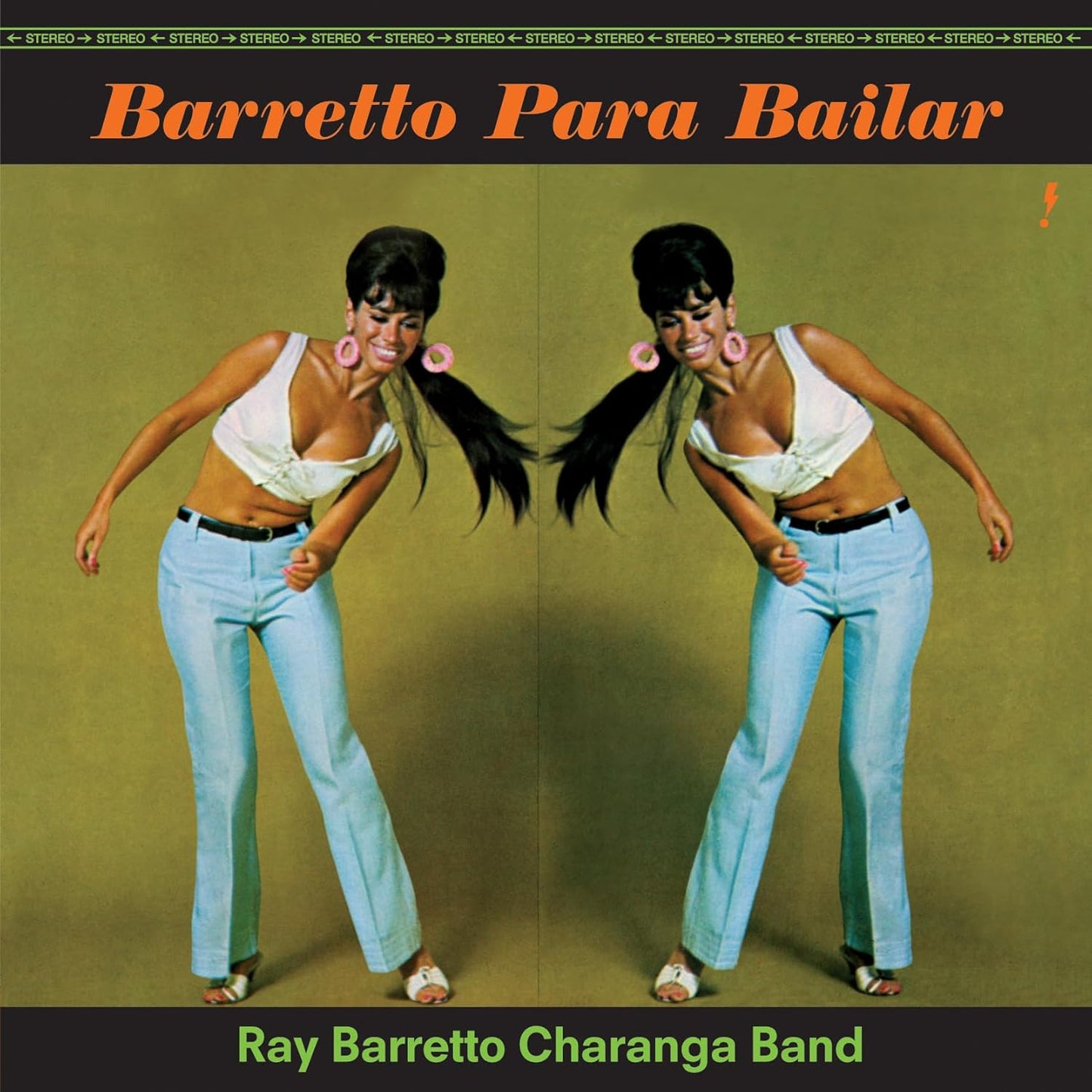 Vinyl album cover: Ray Barretto’s “Barretto Para Bailar” featuring dancers.