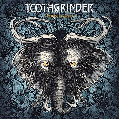 Album cover for Toothgrinder’s “Nocturnal Masquerade” featuring an elephant illustration.