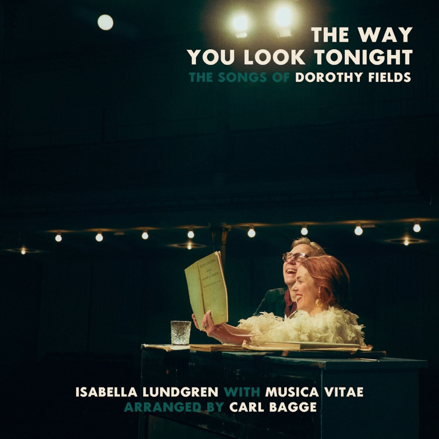 Vinyl album cover featuring Isabella Lundgren and a sheet music stand.