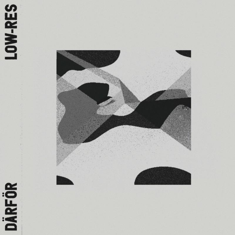 CD cover with abstract grayscale shapes and vertical text.