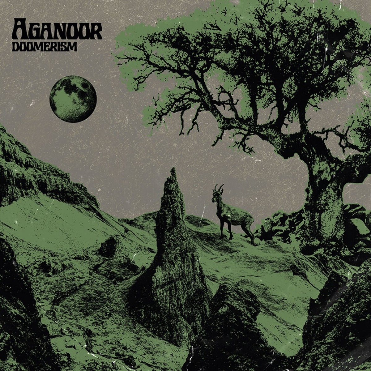 CD cover: moonlit landscape with a goat and bare trees.