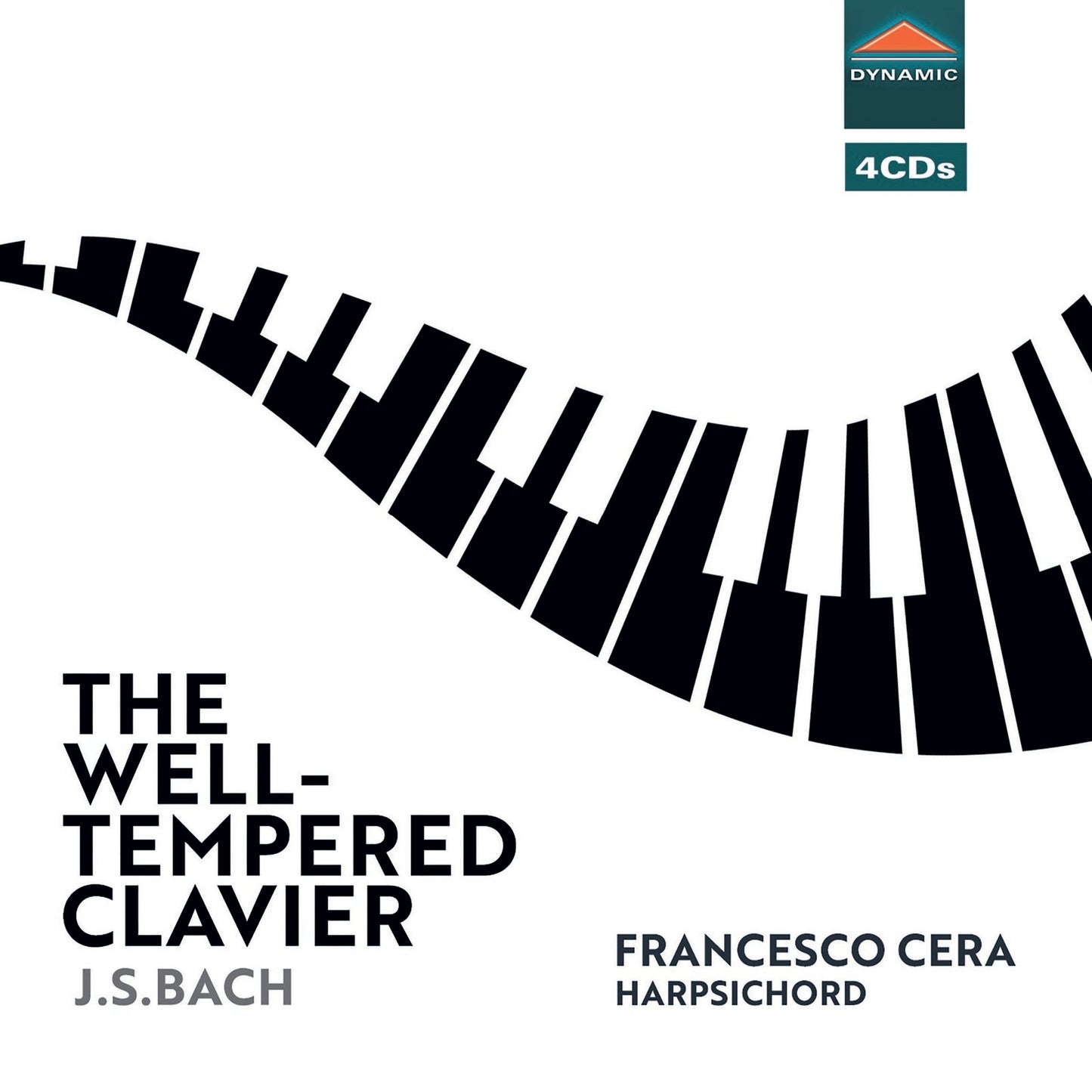 CD cover: black and white piano keys, text “The Well-Tempered Clavier”.