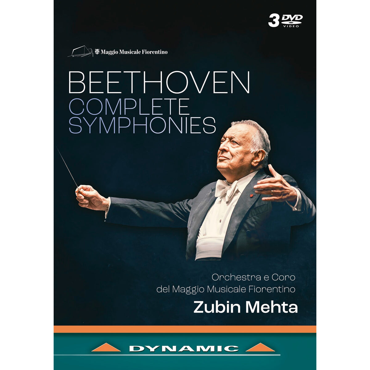 DVD cover for Beethoven's Complete Symphonies conducted by Zubin Mehta.
