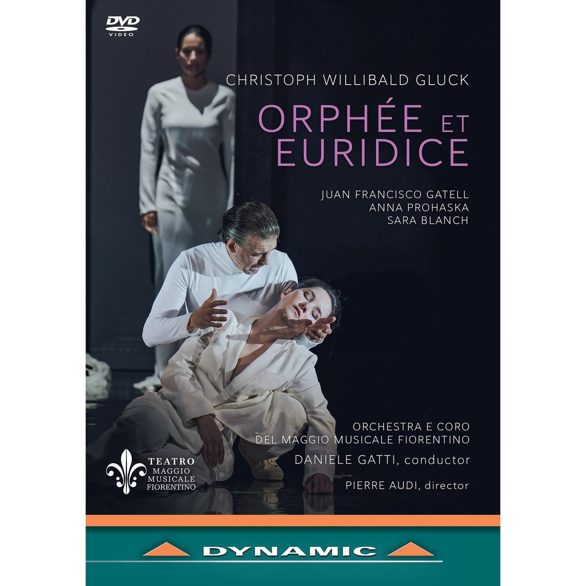 DVD cover for Gluck’s *Orphée et Euridice* opera, featuring performers.