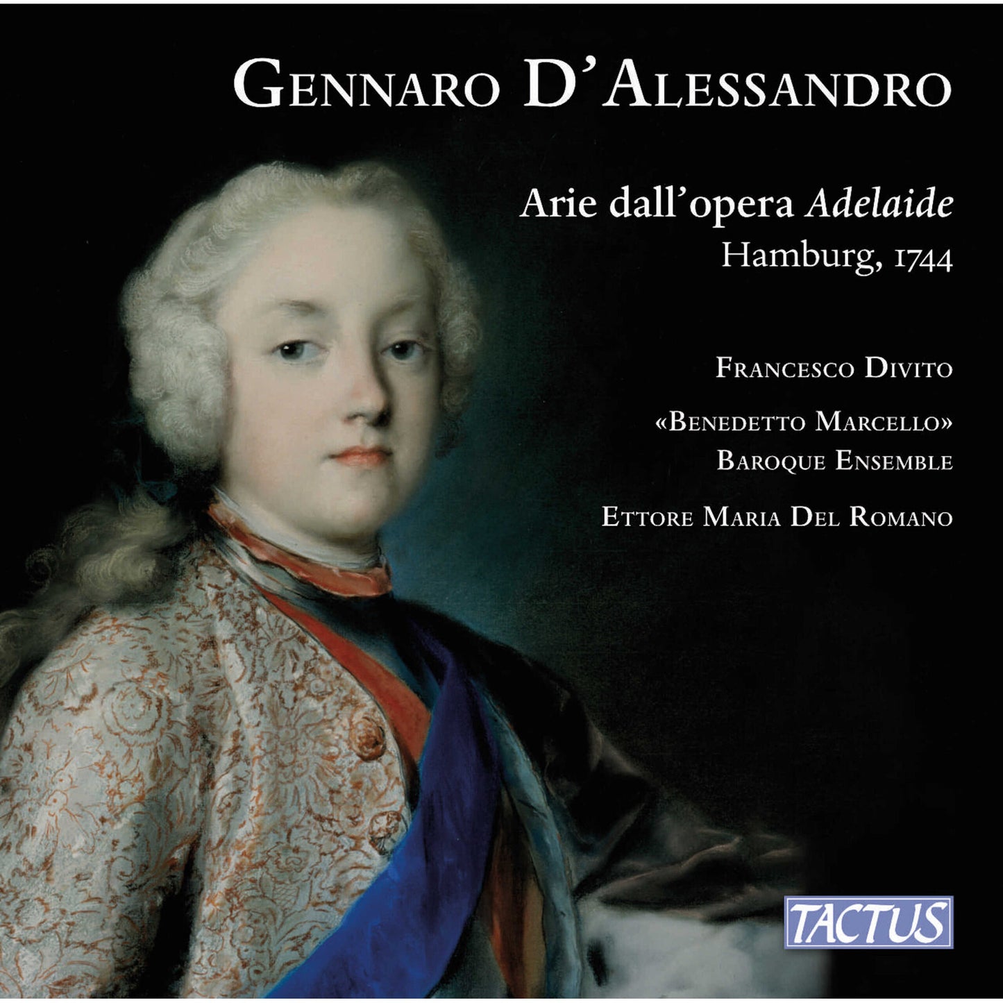 CD cover featuring a portrait of Gennaro D'Alessandro and text details.