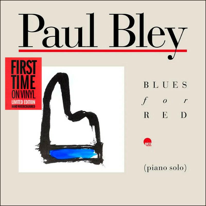Album cover for Paul Bley’s “Blues For Red” featuring abstract watercolor art.