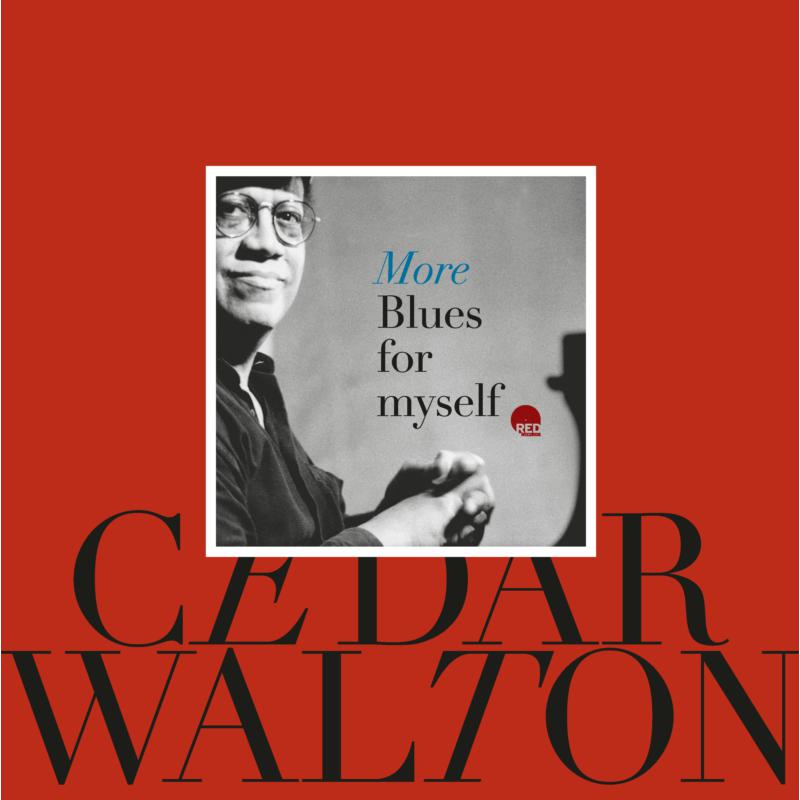 Cedar Walton portrait on album cover with bold red and white text.