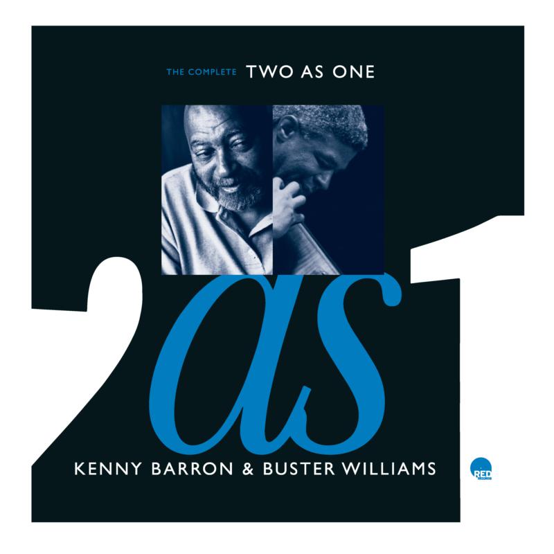 Album cover featuring Kenny Barron and Buster Williams with large text Two As One.