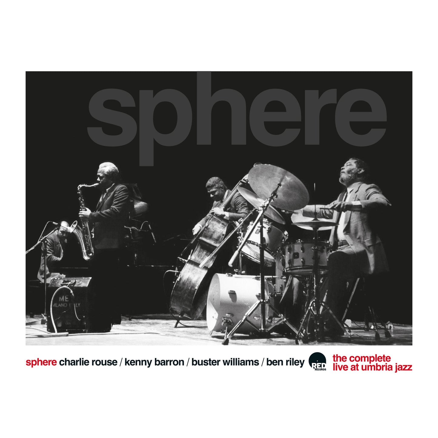 CD cover: black and white jazz musicians performing on stage.