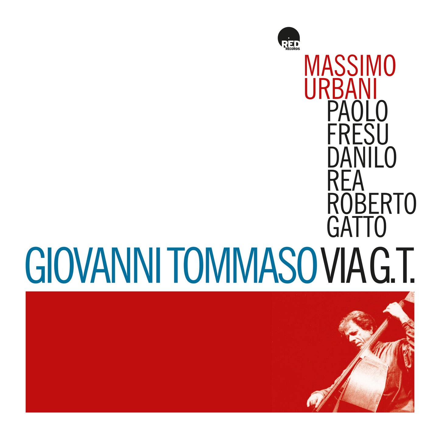 CD cover for Giovanni Tommaso - Via G.T., featuring a musician.