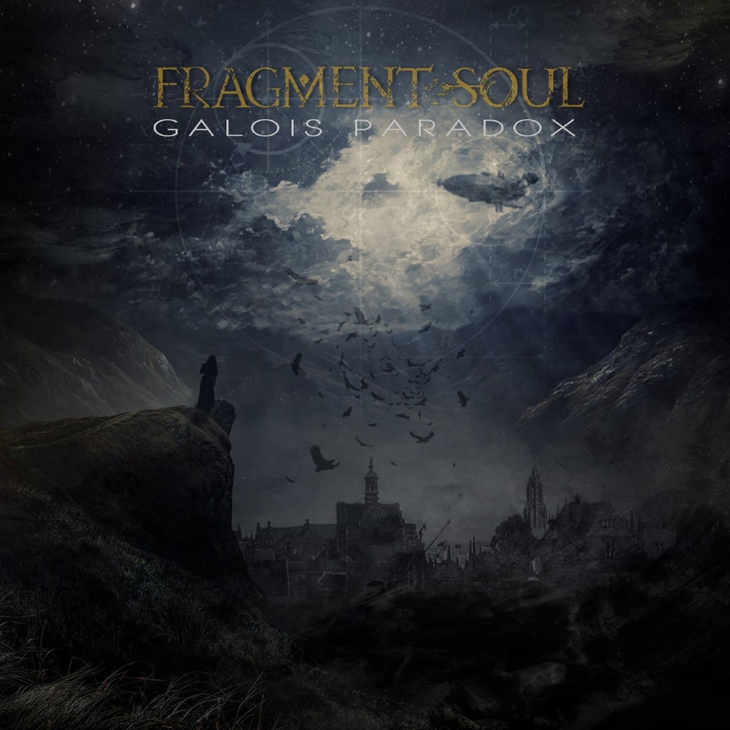 CD cover for "Fragment Soul - Galois Paradox" with dark, gothic imagery.